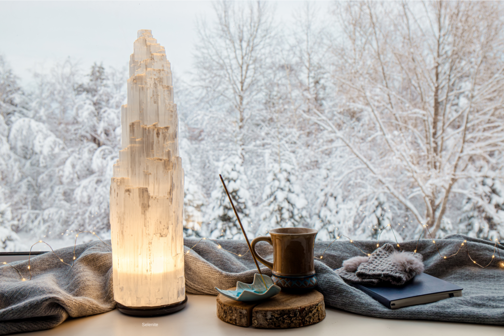 Selenite for crystal cleansing